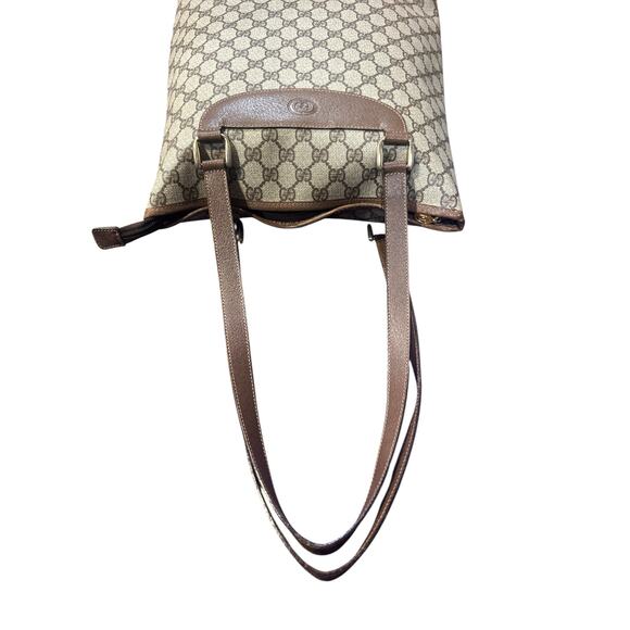 Gucci Beige and Brown Monogram Tote - Picture 5 of 8